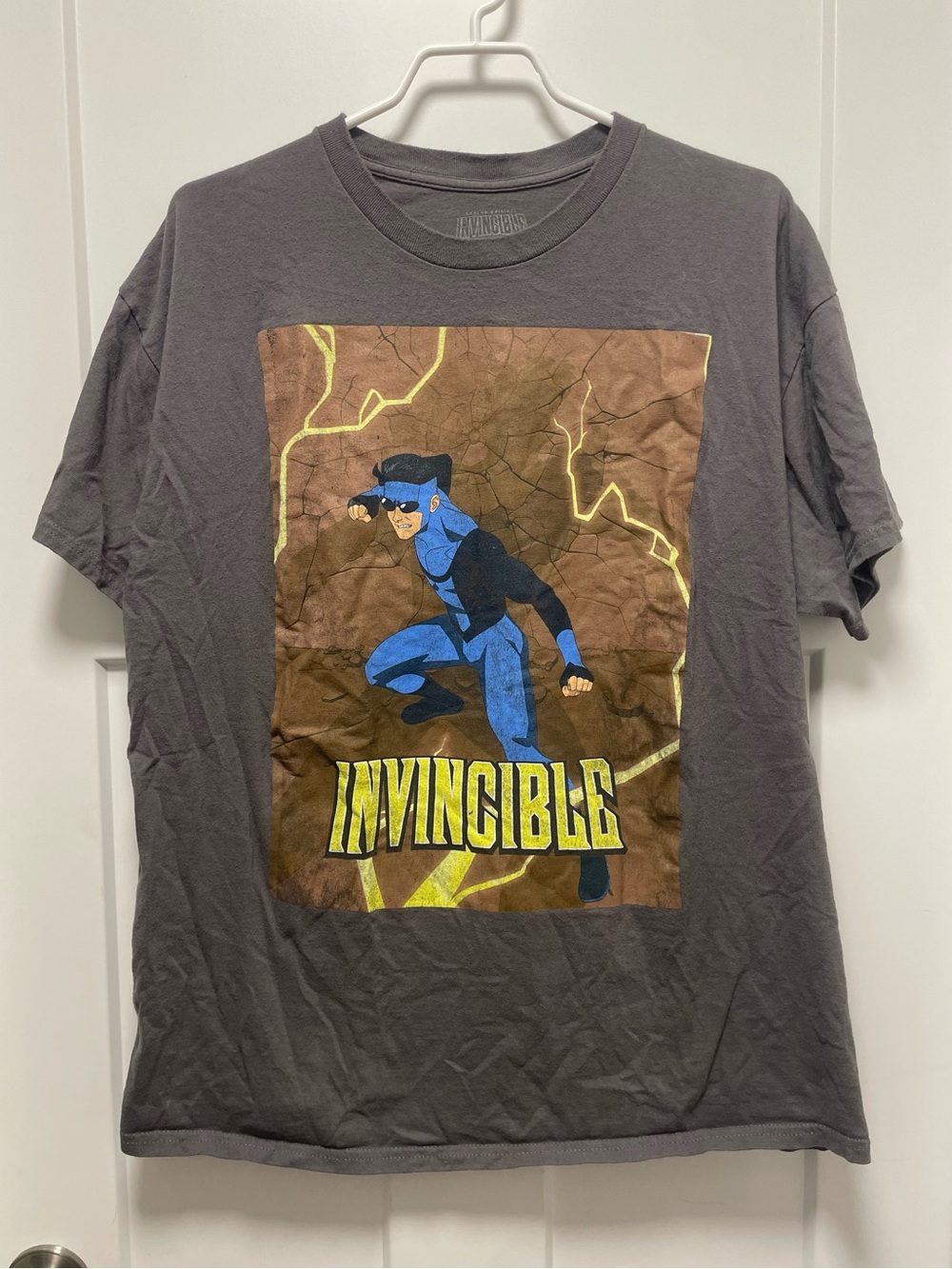 Invincible Graphic Tee Charcoal